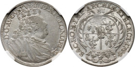 August III, ort 1754 EC, Lipsk, ODWROTKA