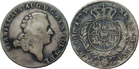 Stanisław August Poniatowski, dwuzłotówka 1773 AP, Warszawa