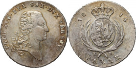 Księstwo Warszawskie, Fryderyk August I, talar 1814 IB, Warszawa