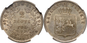 Powstanie Listopadowe, 2 złote 1831 KG, Warszawa