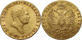 Królestwo Kongresowe, Aleksander I, 50 złotych 1819 IB, Warszawa R4