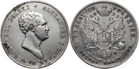 Królestwo Kongresowe, Aleksander I, 10 złotych 1823 IB, Warszawa