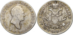 Królestwo Kongresowe, Aleksander I, 5 złotych 1816 IB, Warszawa