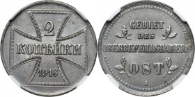 OST, 2 kopiejki 1916 A, Berlin