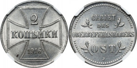 OST, 2 kopiejki 1916 J, Hamburg