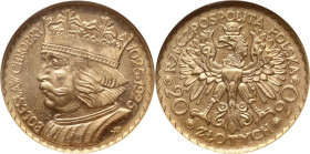II RP, 20 złotych 1925, Warszawa, Bolesław Chrobry