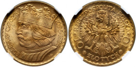 II RP, 10 złotych 1925, Warszawa, Bolesław Chrobry