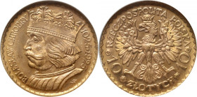 II RP, 10 złotych 1925, Warszawa, Bolesław Chrobry