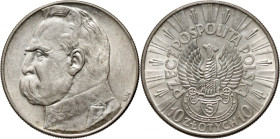II RP, 10 złotych 1934, Warszawa, Józef Piłsudski, Orzeł Strzelecki