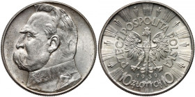 II RP, 10 złotych 1939, Warszawa, Józef Piłsudski