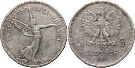II RP, 5 złotych 1932, Warszawa, Nike