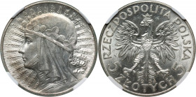 II RP, 5 złotych 1934, Warszawa, Głowa Kobiety
