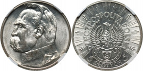 II RP, 5 złotych 1934, Warszawa, Józef Piłsudski, Orzeł Strzelecki