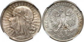 II RP, 2 złote 1933, Warszawa, Głowa Kobiety