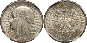 II RP, 2 złote 1933, Warszawa, Głowa Kobiety