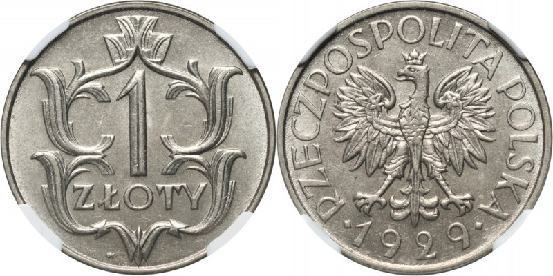 II RP, 1 złoty 1929, Warszawa Okołomenniczy. Reference: Parchimowicz 108
Grade:...