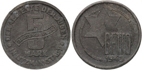 Getto w Łodzi, 5 marek 1943, magnez, certyfikat