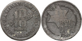 Getto w Łodzi, 10 marek 1943, magnez, certyfikat
