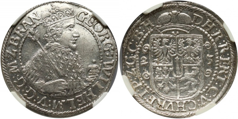 Prusy Książęce, Jerzy Wilhelm, ort 1623, Królewiec Variety without mint master's...