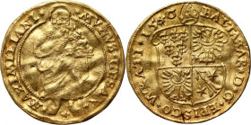 Śląsk, Wrocław, Baltazar von Promnitz, dukat 1546 R