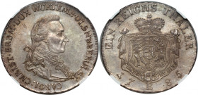 Śląsk, Księstwo Oleśnickie, Karol Krystian Erdmann, talar 1785 B, Wrocław MAX