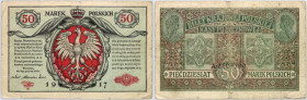 Generalne Gubernatorstwo, 50 marek polskich 9.12.1916, Jenerał, seria A
