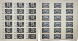 Generalne Gubernatorstwo, 20 złotych 1.03.1940, nierozcięty arkusz