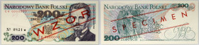 PRL, 200 złotych 1.06.1986, WZÓR, No. 0821, seria CR