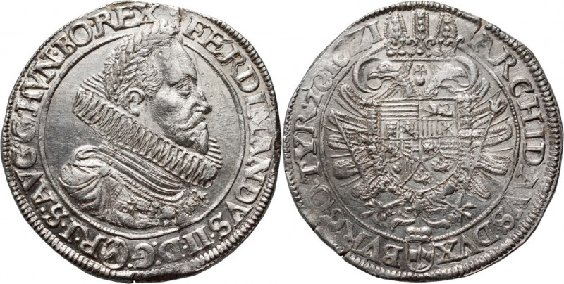 Austria, Ferdinand II, Thaler 1621, Vienna Silver 28,63 g. Srebro 28,63 g. Refer...