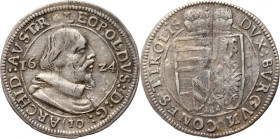 Austria, Leopold V, 10 Kreuzer 1624, Hall