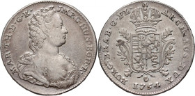 Austria, Netherlands, Maria Theresa, Ducaton 1754, Antwerpen
