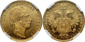 Austria, Franz Joseph I, Ducat 1865 A, Vienna