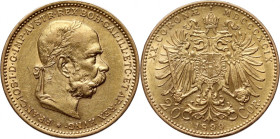 Austria, Franz Joseph I, 20 Corona 1899, Vienna