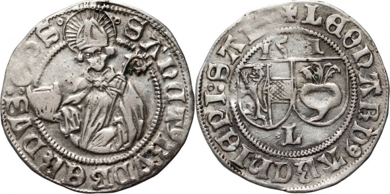 Austria, Salzburg, Leonhard von Keutschach, 4 Kreuzer (Batzen) 15?1 (1511 or 152...