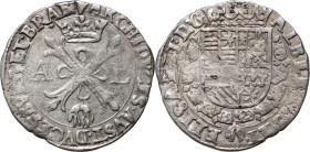 Belgium, Brabant, Albert VII, Isabella Clara Eugenia 1598-1621, silver real ND