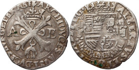Belgium, Brabant, Albert VII, Isabella Clara Eugenia 1598-1621, silver real ND