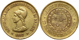 Brazil, 20000 Reis 1897