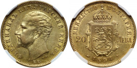 Bulgaria, Ferdinand I, 20 Leva 1894