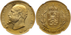 Bulgaria, Ferdinand I, 100 Leva 1912