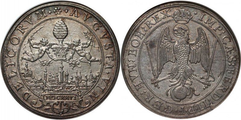 Germany, Augsburg, Ferdinand I, Thaler 1626 Silver. Srebro. Reference: KM #27, D...