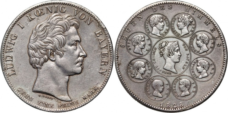 Germany, Bavaria, Ludwig I, Taler 1828 Silver 28,03 g.
Srebro 28,03 g. Referenc...