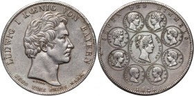 Germany, Bavaria, Ludwig I, Taler 1828
