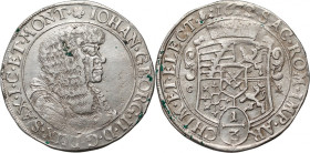 Germany, Saxony, John George II, 1/3 thaler 1672 CR, Dresden
