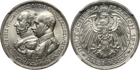 Germany, Mecklenburg-Schwerin, Friedrich Franz IV, 3 Mark 1915 A, Berlin
