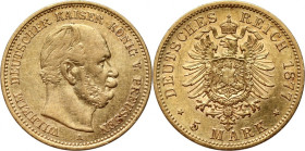 Germany, Prussia, Wilhelm I, 5 Mark 1877 A, Berlin