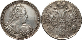Russia, Anna, Rouble 1733, Moscow, Kadashevsky Dvor