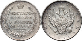 Russia, Alexander I, Rouble 1811 СПБ ФГ, St. Petersburg