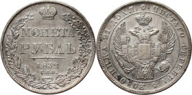 Russia, Nicholas I, Rouble 1832 СПБ НГ, St. Petersburg