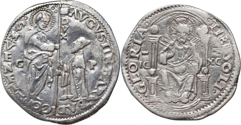 Italy, Venice, Agostino Barbarigo 1486-1501, 1/2 Lira ND Weight 3,14 g. Waga 3,1...