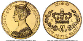 Victoria gilt copper-nickel Proof Piefort INA Retro Fantasy "Sydney - New South Wales" 5 Shillings ND (1851) PR68 PCGS, KM-X Unl. HID09801242017 © 202...